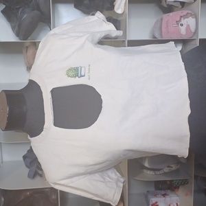 ALAB Sup Succa crop DIY tshirt top size M